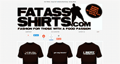 Desktop Screenshot of fatassshirts.com